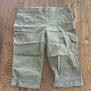 Olive Utility Capris